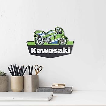 Amazon.com: Kawasaki 1989 Ninja Motorcycle Metal Sign
