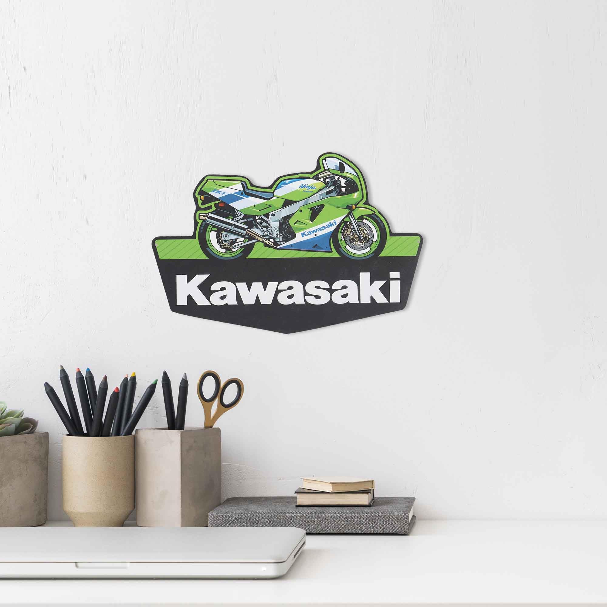 Amazon.com: Kawasaki 1989 Ninja Motorcycle Metal Sign - Vintage