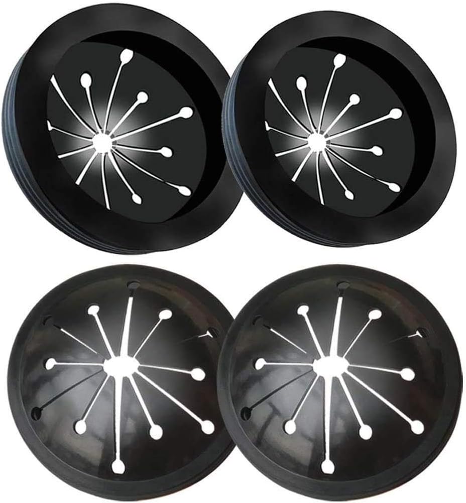 4 Pack Garbage Disposal Splash Guard, Oneup Rubber Sink Baffle Disposal Replacement Waste Food Disposal Drain Stopper Part.
