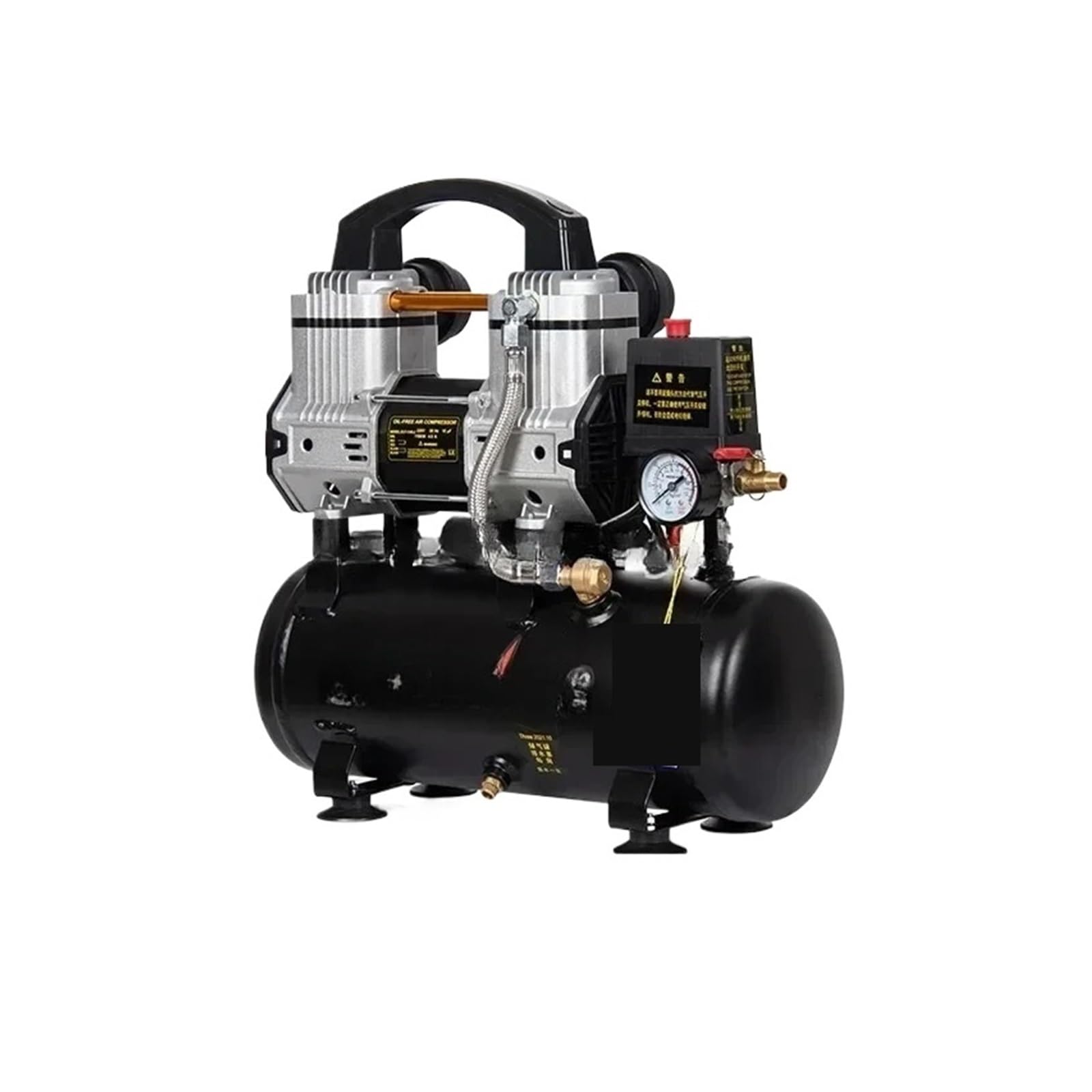 Compresseur d'air silencieux portable sans huile pour gonflage 220V
