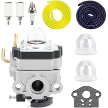 309375002 Carburetor for Homelite Ryobi 309375002 C430 S430 X430 RY34001 RY34421 RY34441 RY34005 RY34442 RY34445 RY34422 RY34425 Carb 4 Cycle 30cc String Trimmer with Spark Plug, Replace 309370002