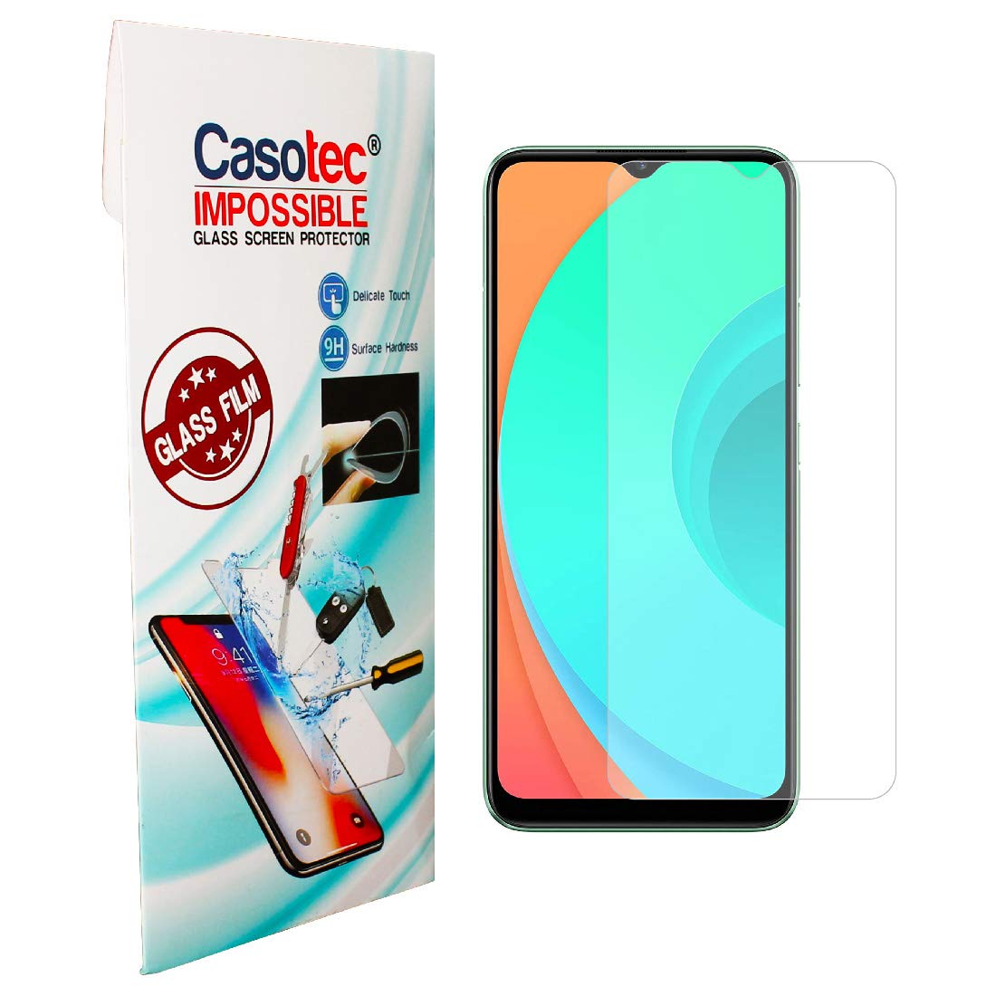 Casotec Hammer Proof Impossible Film Screen Protector [Not a Tempered Glass] Screen Guard for Realme C11