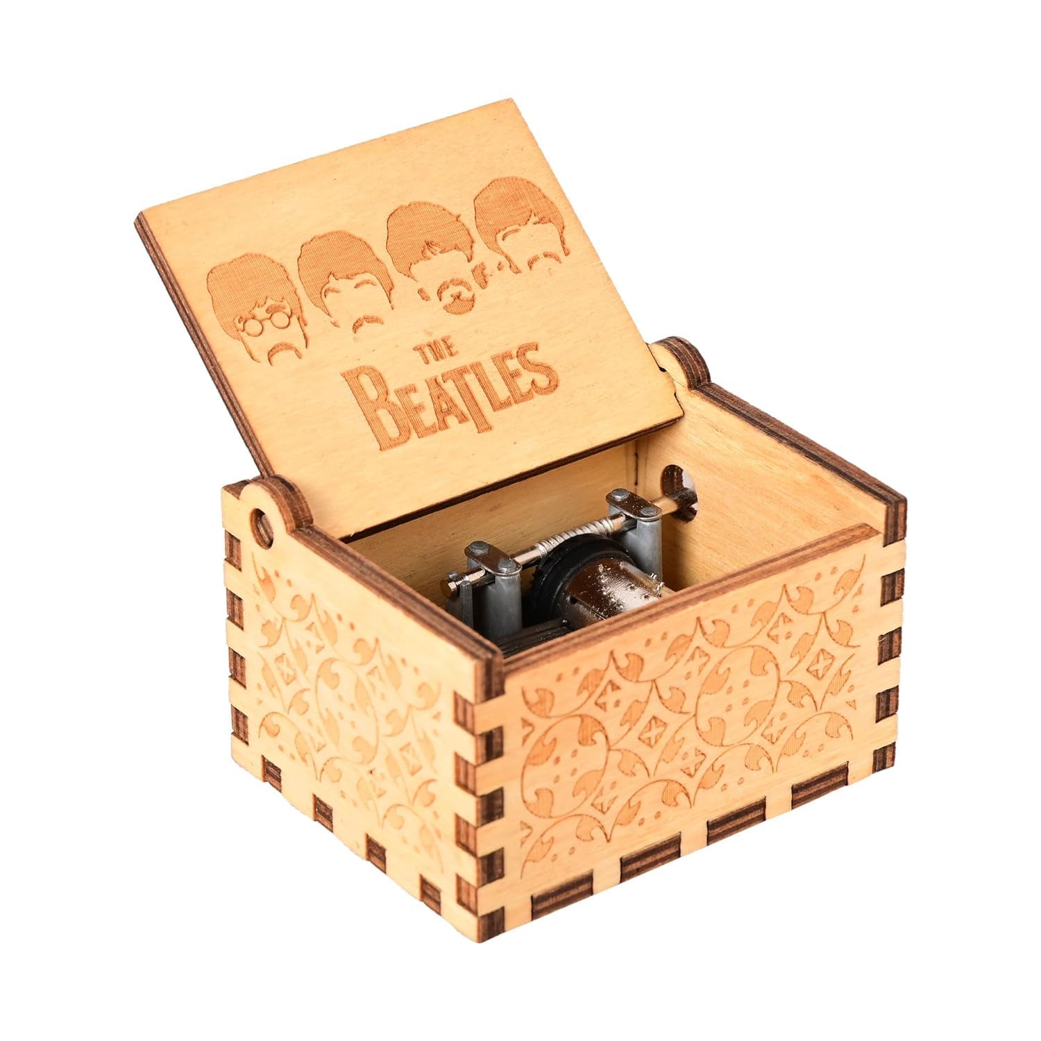 Caaju Beatles Music Box Hand Crank Musical Box Beatles Theme Carved Wooden Music Boxes Gift for Kids Friends Family musicalbox The Beatles Rock Band Musicbox (B08XJTLHPQ) Amazon Price History, Amazon Price Tracker