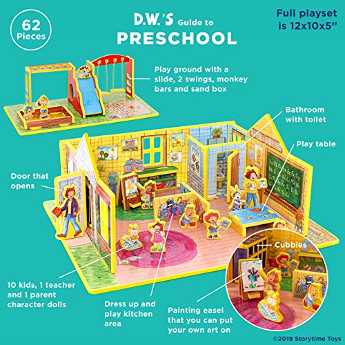 Storytime Toys D.w.'s First Day Of Preschool 3D Puzzle - Book And Toy Set - 3 In 1 - Book, Build, And Play #TOP1