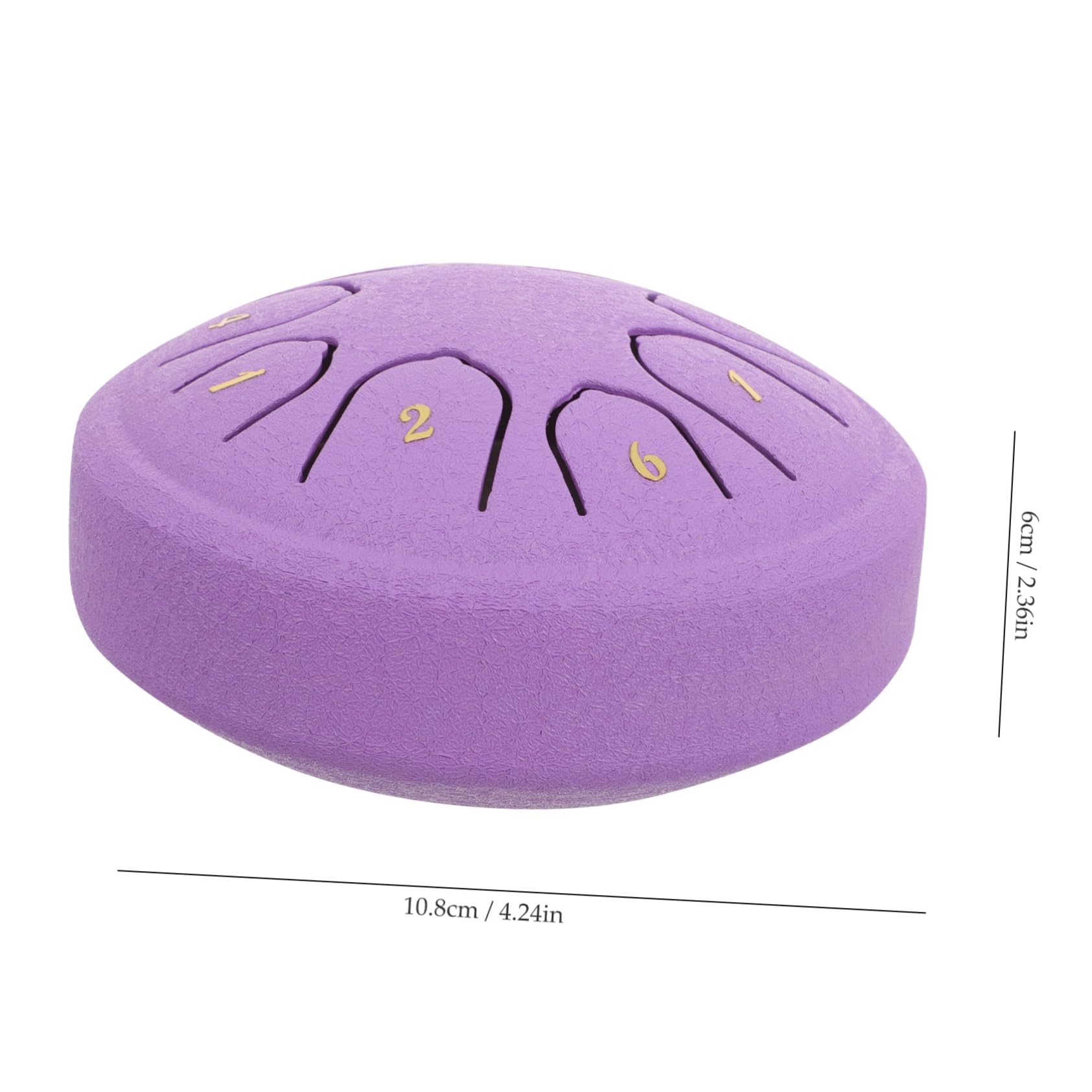 Yardwe Mini Tongue Drum Boys and Girls Percussion Musical Instrument Hand Drum for Adults Steel Pan