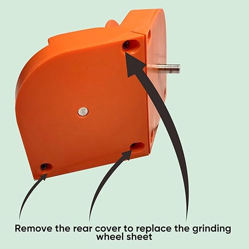 Miniatura 5 de Afilador multiusos de broca de molienda, sacapuntas de broca (A-naranja)