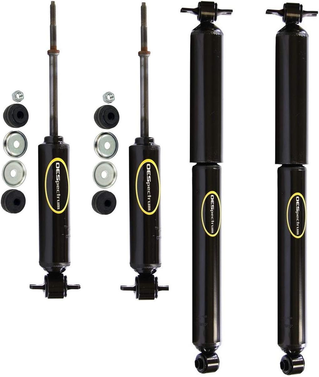 Front & Rear Shock Absorbers Kit Monroe OESpectrum for Dodge Dakota RWD 87-96