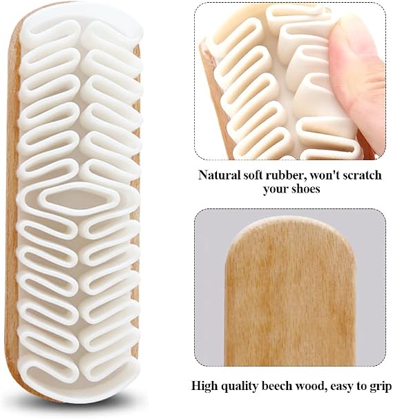 EQLEF Suede Brush, Suede Leather Brush for Cleaning Decontamination of Shoe/Boots/Suede Accessories (1 piece)