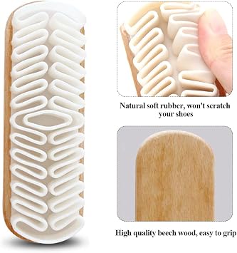 EQLEF Suede Brush, Suede Leather Brush for Cleaning Decontamination of Shoe/Boots/Suede Accessories (1 piece)