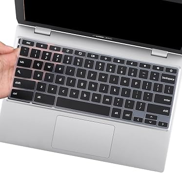غطاء لوحة المفاتيح لجهاز ASUS Chromebook Flip C433 C434 2 في 1 14 بوصة كمبيوتر محمول C434TA-DH342T C433TA-AS384T، C302CA C423 C425TA C433TA C434TA C523NA-blacknot FIT C436 C434 CX1700 CX3 CX5 CX9