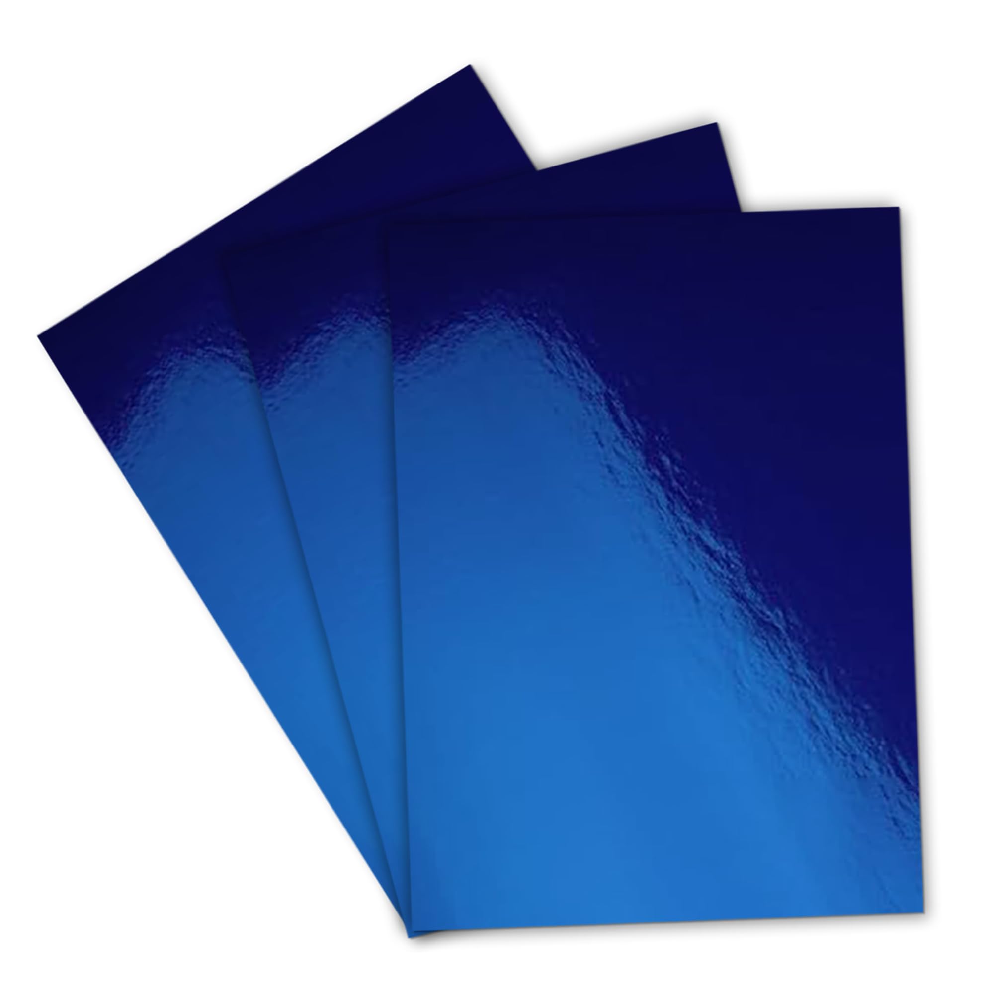 Papercutz A3 Blue Mirror Card High Gloss 250 GSM (4 Sheets) for Craft, Decorations, Card Making, Scrapbooking & Cake Topper, Durable, Coated Finish, Adhesive Friendly & Easy to Cut — image 1