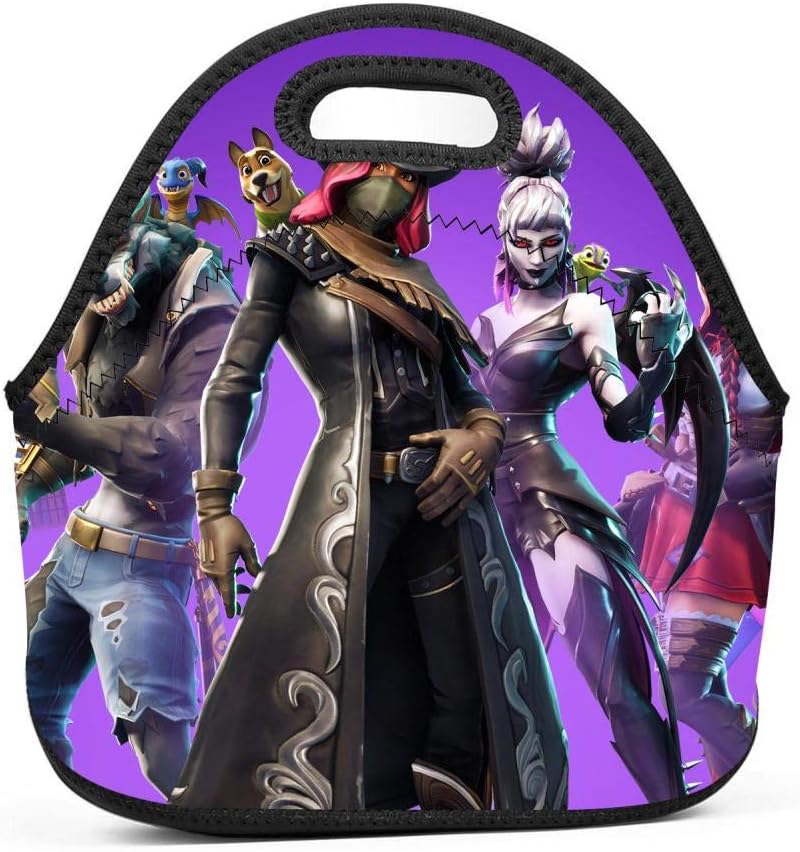 MiiDoo Calamity Dire Dusk DJ Yonder Fable Giddy-UP Nightshade Lunch Box Tote Thick Insulated Thermal Bag Waterproof Outdoor Travel Picnic Carry Case Lunch Handbags