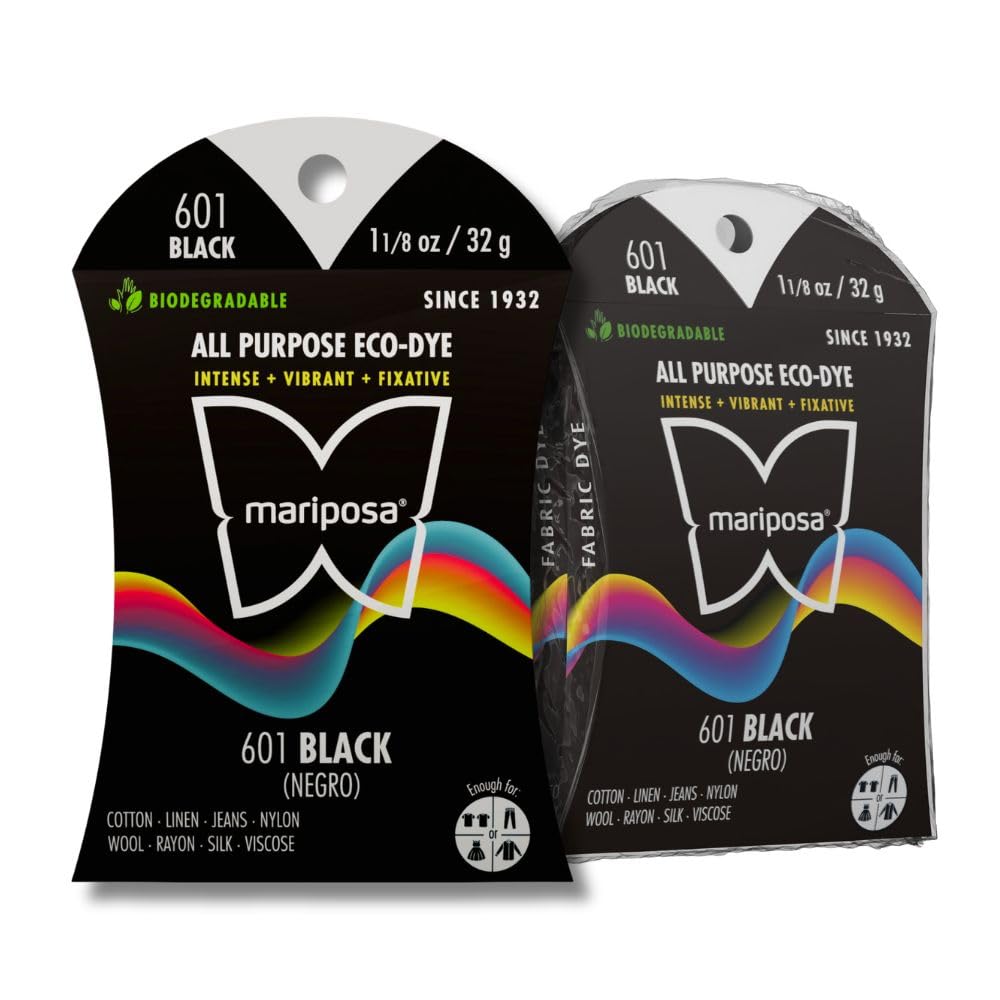 Black Fabric Dye (3-Pack) All-Purpose Eco-Dye