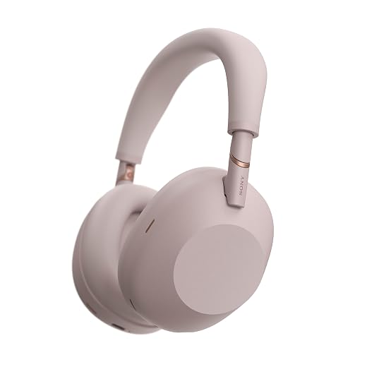 Sony WH-1000XM6 The Best Noise Canceling Wireless Headphones, HD NC Processor QN3, 12 Microphones, Adaptive NC Optimizer, Mastered by Engineers, Studio-Quality, 30-Hour Battery, Sand Pink (2026 Color)
