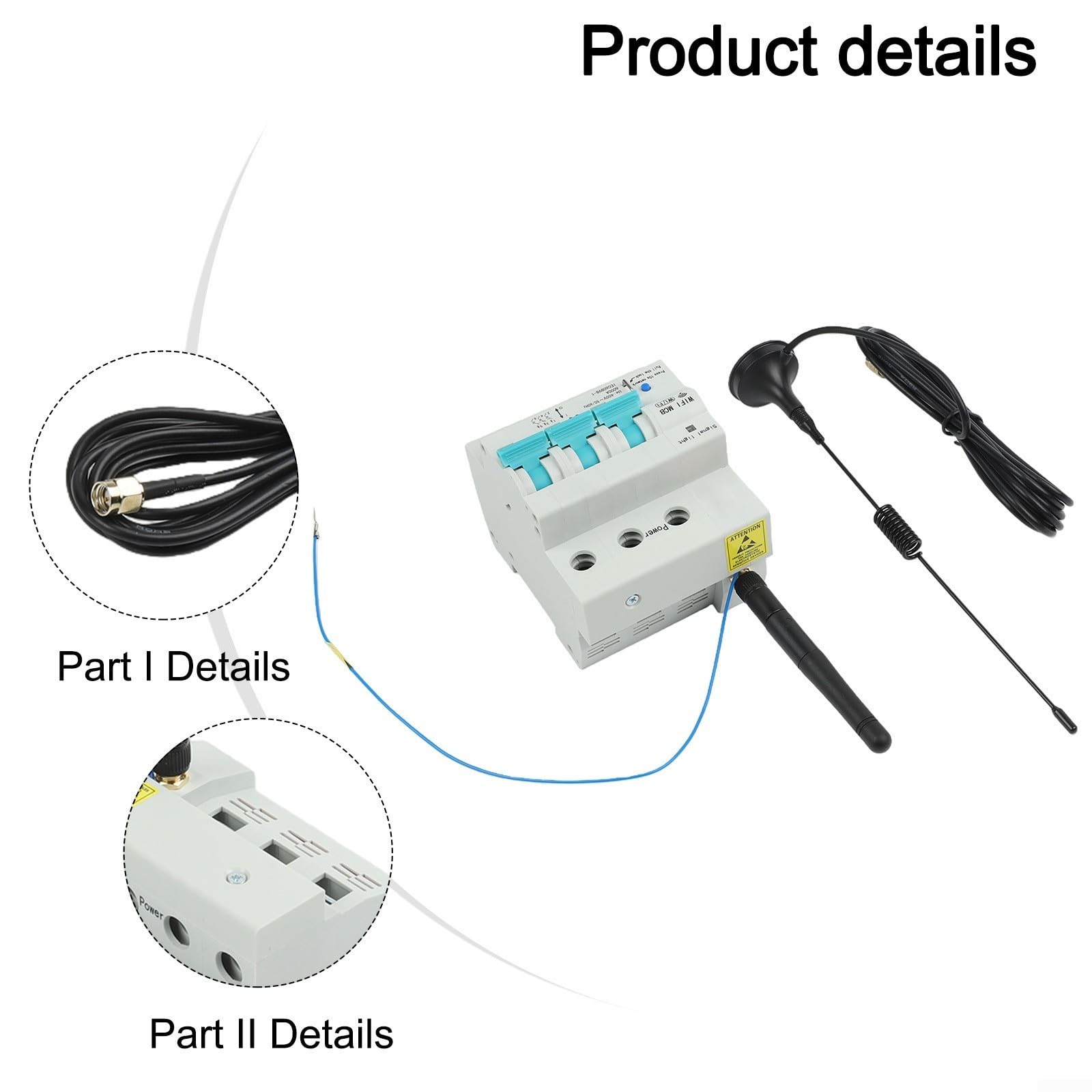 per interruttore Smart WiFi 3P 16A Controllo Remoto per interruttore