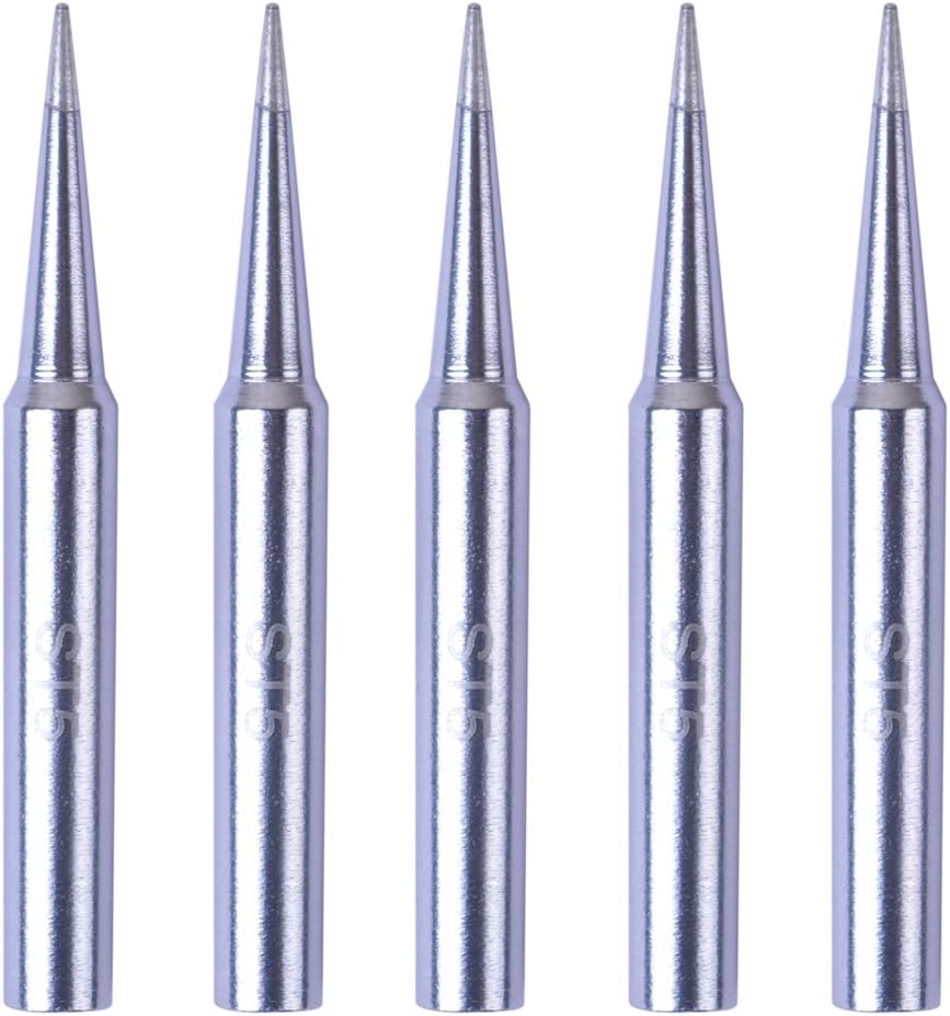 Bleiou 5 Pack Replacement ST5 Soldering Iron Tips for Weller WLC100