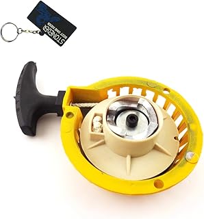 STONEDER Yellow Aluminum Pull Start Recoil Starter Part For 2 Stroke 47cc 49cc Engine Pocket Mini Moto Dirt Bike ATV Quad