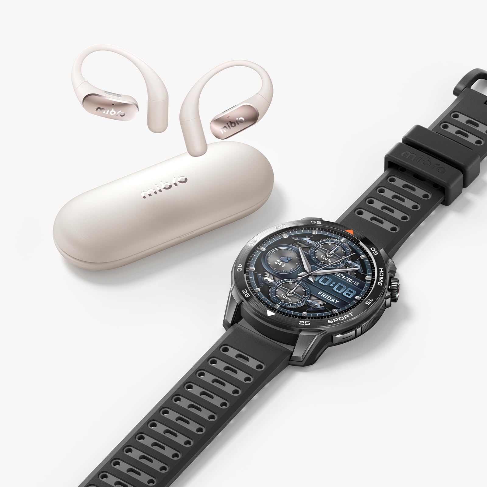 Mibro GS Pro2 Montre Connectée + OpenEar Pro Écouteurs Sport
