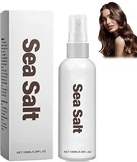 Sea Salt Spray, 100ml Meersalz Spray für Haare, Texturizing Vanilla Sea Salt Spray, Sea Salt Spray Hold für Haare, Locken ...