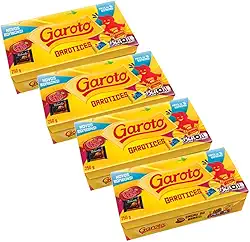Kit 4 Caixas Bombons Sortidos Garotices 250g - Garoto