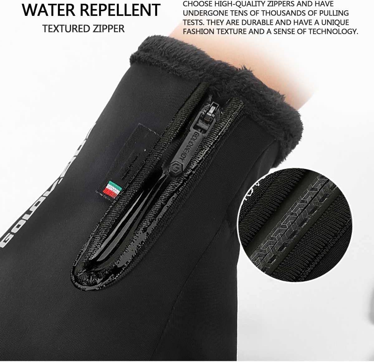 Habiba Mitones Guantes de Pantalla táctil, Guantes Deportivos de Ciclismo para Correr para Hombres y Mujeres, Guantes de Dedos completos Ligeros con Forro cálido de Invierno Útil