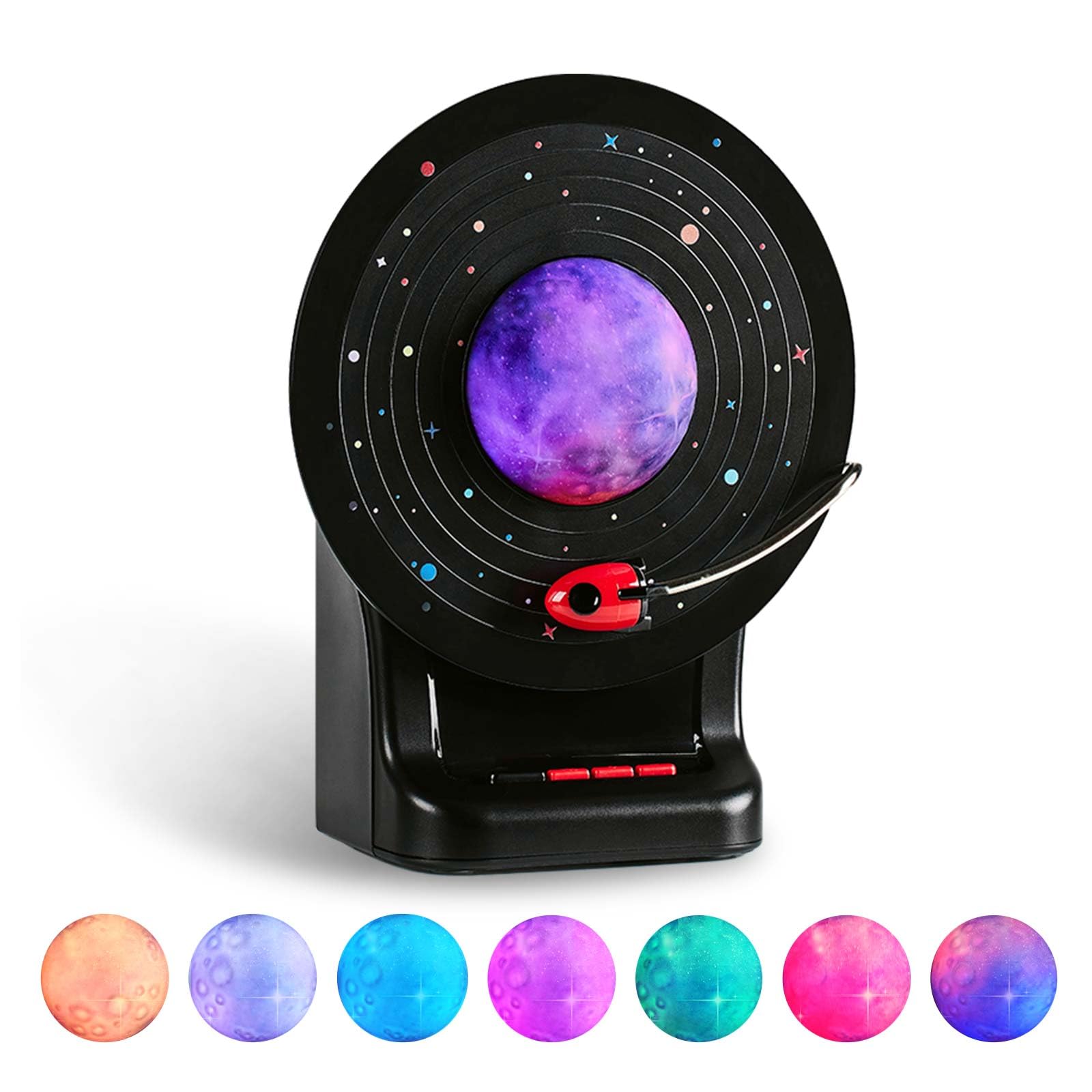 PILIPALASTAR Night Lights Bluetooth Speaker, Moon Lamp, Dimmable 7
