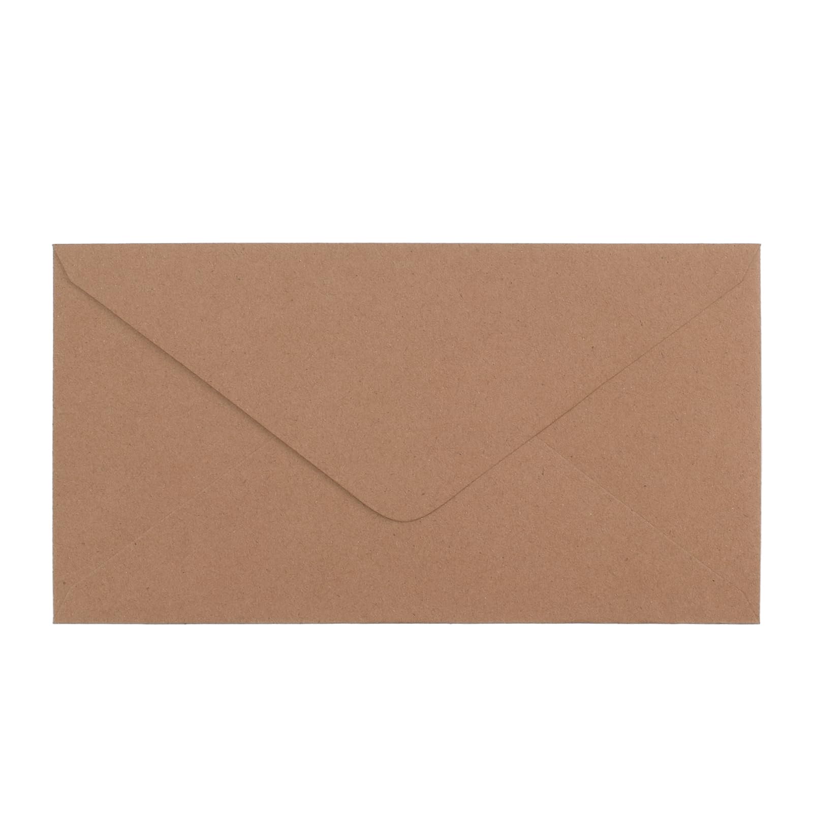 Florence Envelopes White Brown 120 GMS, Envelopes to Peel and Seal, 8.27 x 4.33 Inch, Luxuy Texture