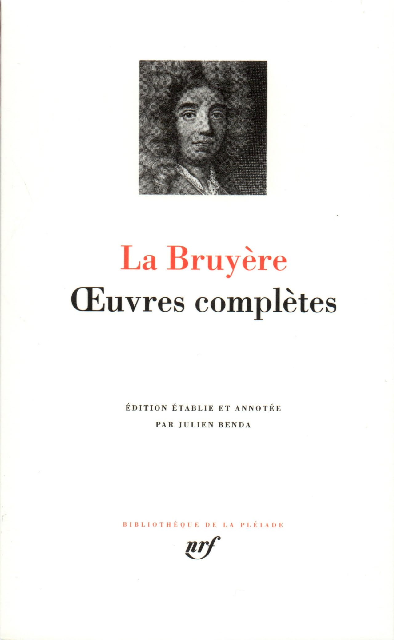 La Bruyère : Oeuvres complètes
