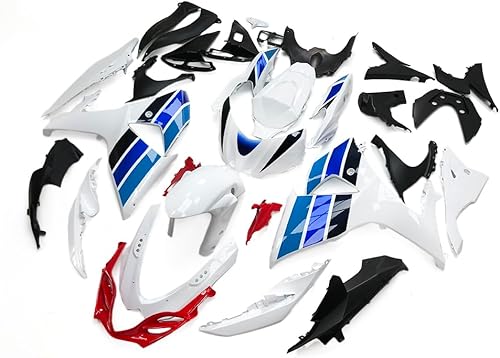 Miniatura 2 de WYNMOTO Kit de carenado de plástico ABS blanco, azul, rojo, compatible con Suzuki GSXR1000 K9 2009-2016 GSXR 1000 09-16 GSX-R1000 2009 2010 2011