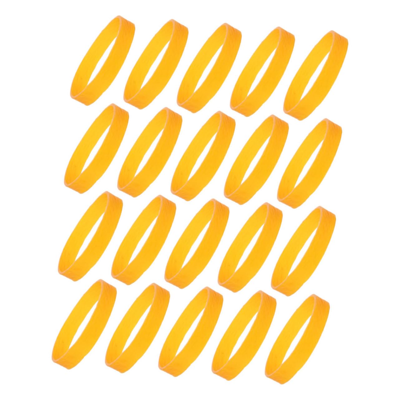 KOMBIUDA Ski Safety Bindings 20 Pack Rubber Ski Brake Retainer Straps for Snowboards