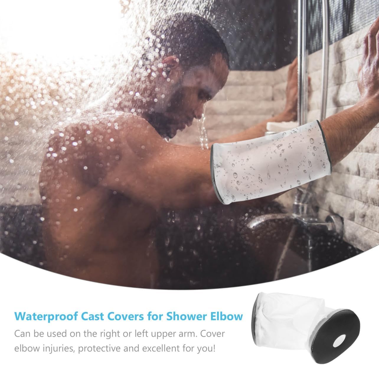 Cast Covers for Shower Arm Shower Sleeve for Upper Arm Elbow Protector