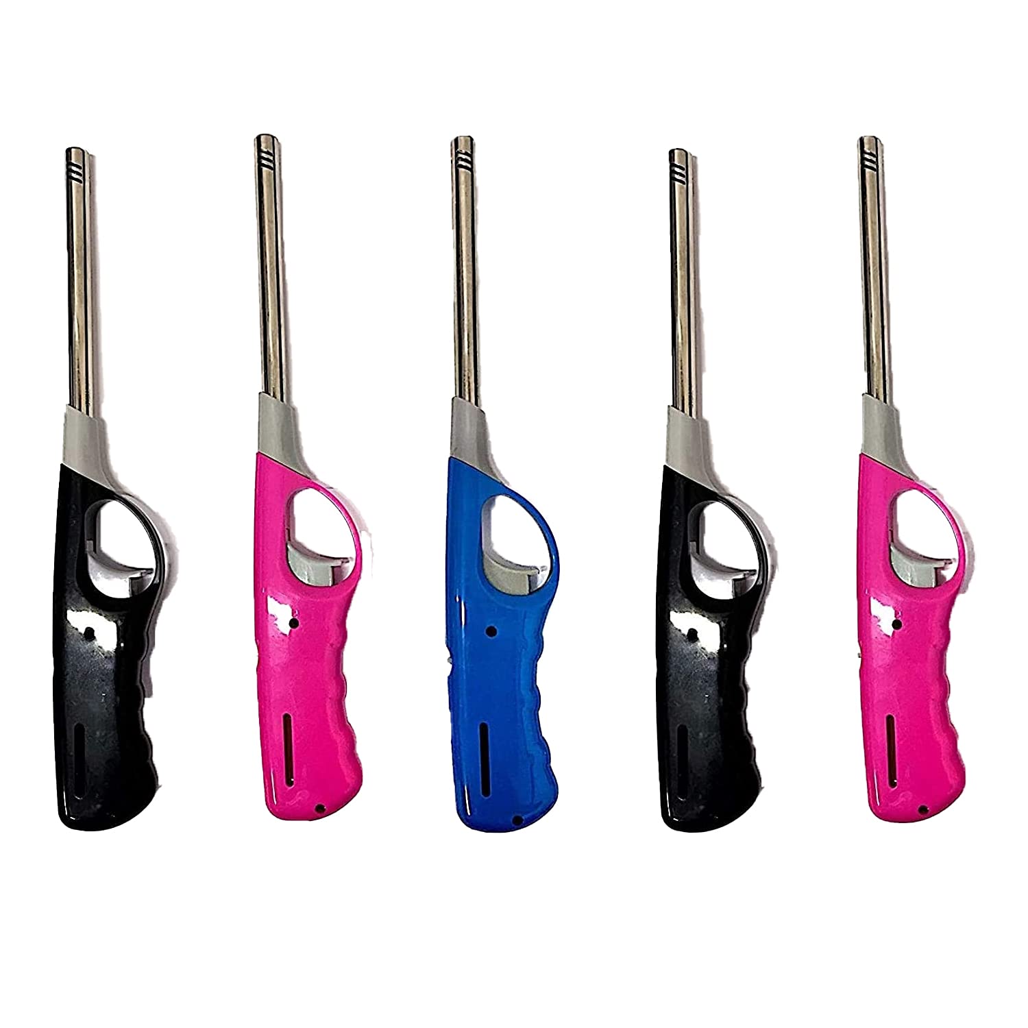 EPISENTBBQ Fire Lighters - Safety Gas Candle - For Kitchen, Barbecue, Candles, Camping, Cooking, BBQs - Available in Pack of 5 - Multicolour Safety Gas Candle Fire Lighters