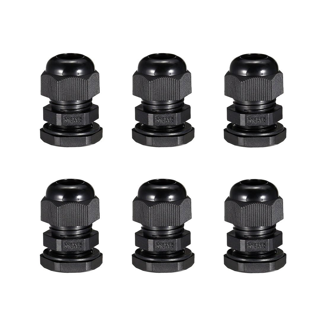 TA-VIGOR 6Pcs M18 x 1.5 Cable Gland