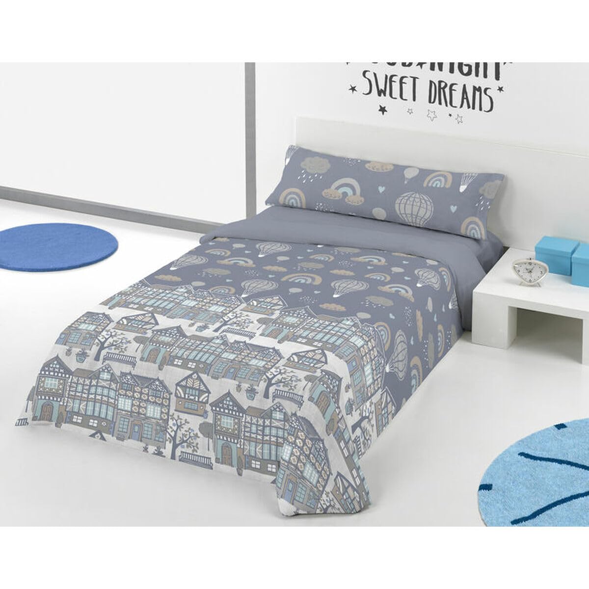 Funda nórdica de 105 azul Pierre Cardin para transformar el cuarto de los niños
