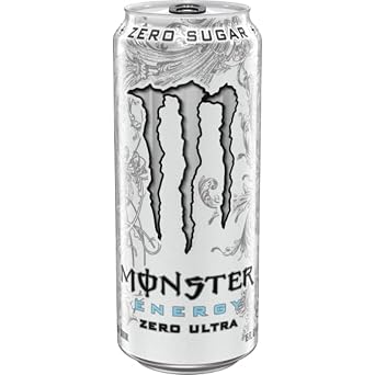Monster Energy Zero Ultra, Sugar Free Energy Drink, 16 Ounce | Pack of 15
