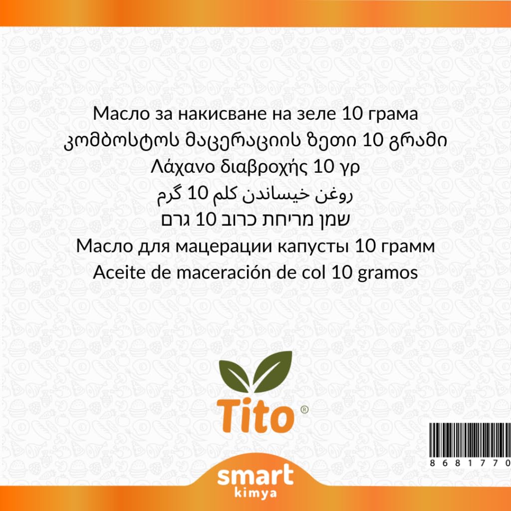 Tito Lahana Maserasyon Yağı Brassica oleracea 10 g