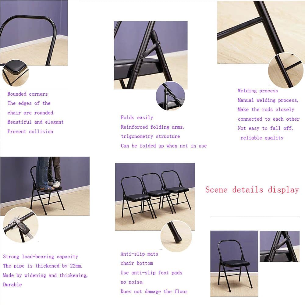 Yoga Chair, Pilates Chair,Yoga Inversion Chair,Backless Yoga Chair Props,Yoga Chair Iyengar,Brown-31.5in