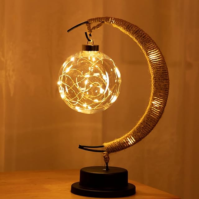 The Enchanted Lunar Lamp - Moon Lamp Kids Night Light Galaxy Lamp,Hanging Moon Lamp Magic Moon Night Light