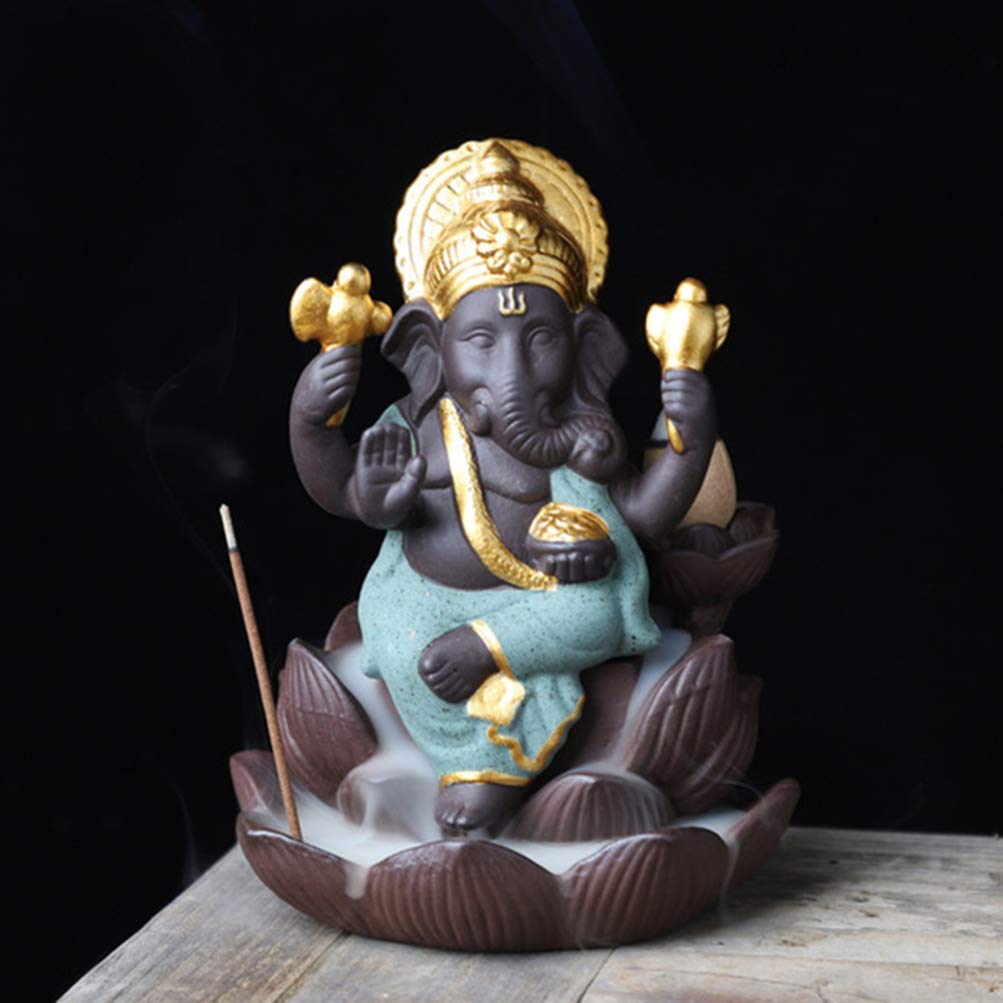 Riflusso di Bruciatore di Incenso Artista Ceramica Incensiere di Yoga