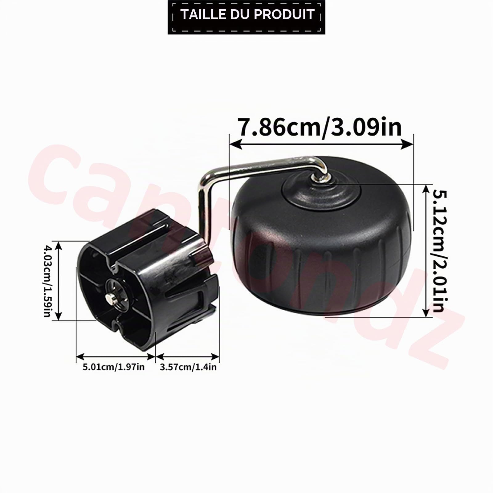 Roue avant Roue d'entraînement avant pour tondeuse à gazon compatible avec Husqvarna Automower 115H McCulloch Gardena et Flymo Sileno City Life Minimo 589300801 589300802