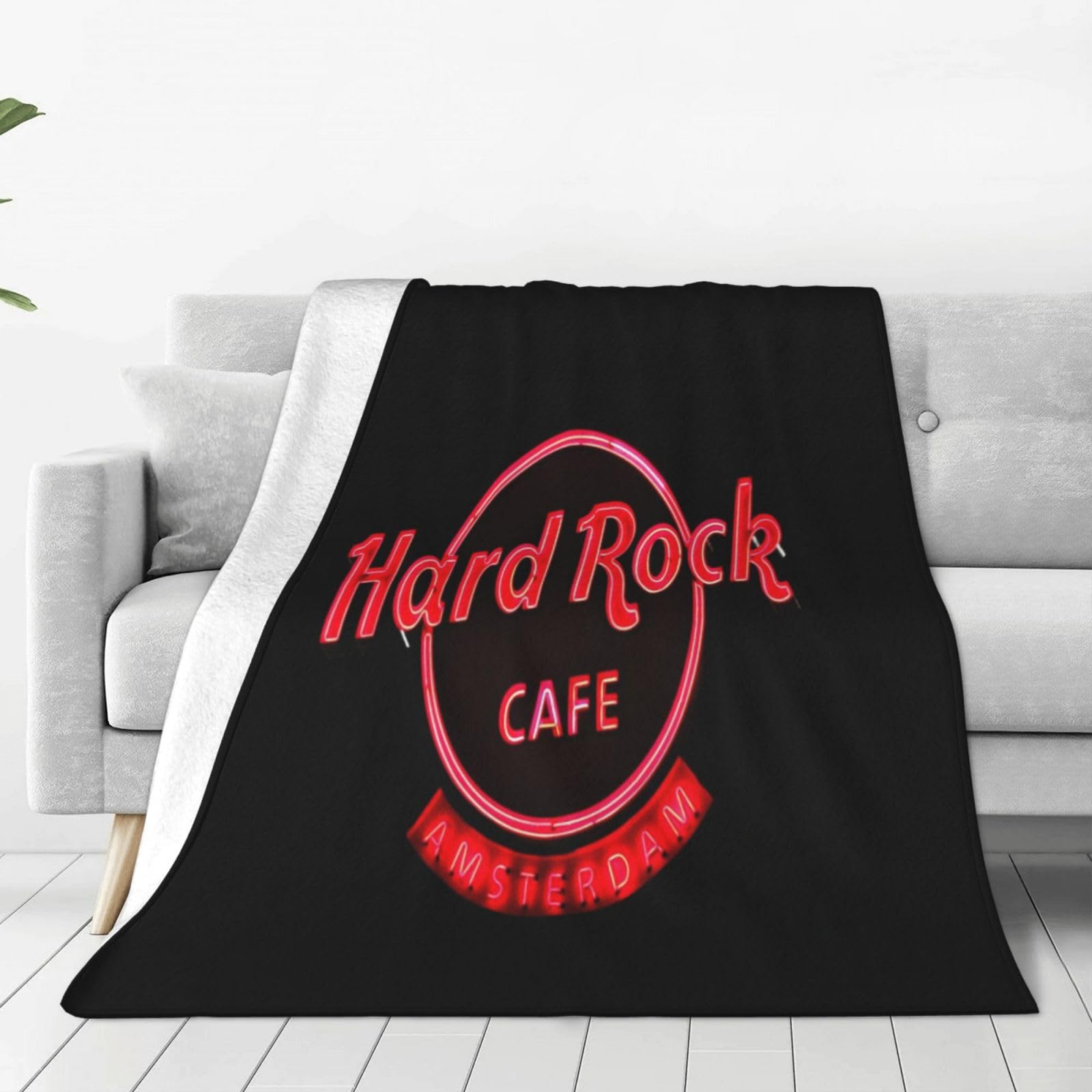 ハードロックカフェ ブランケット blanket フランネル ふんわり 