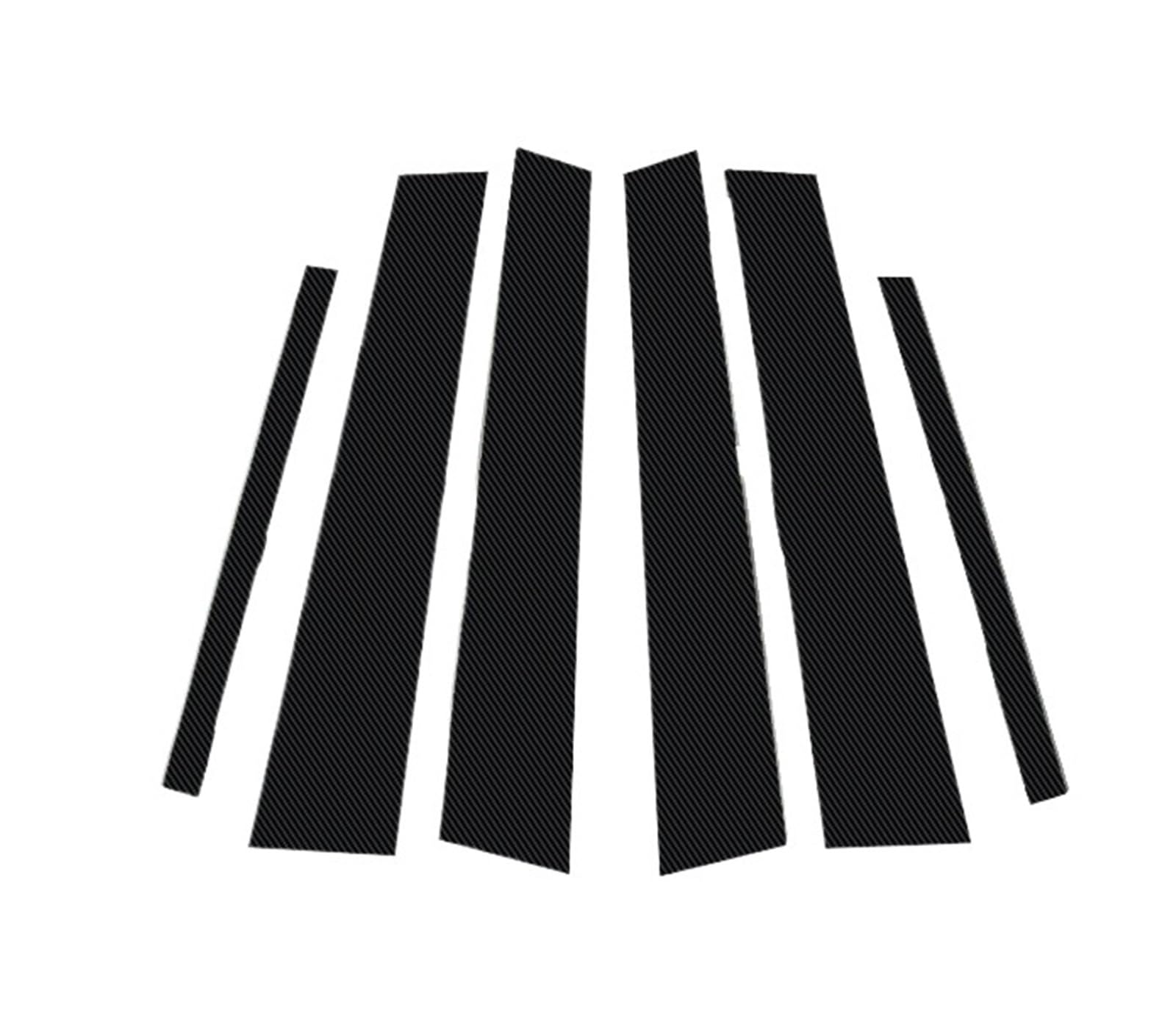 Pilares de ventanilla en fibra de carbono para BMW X3 F25 2011-2017 5