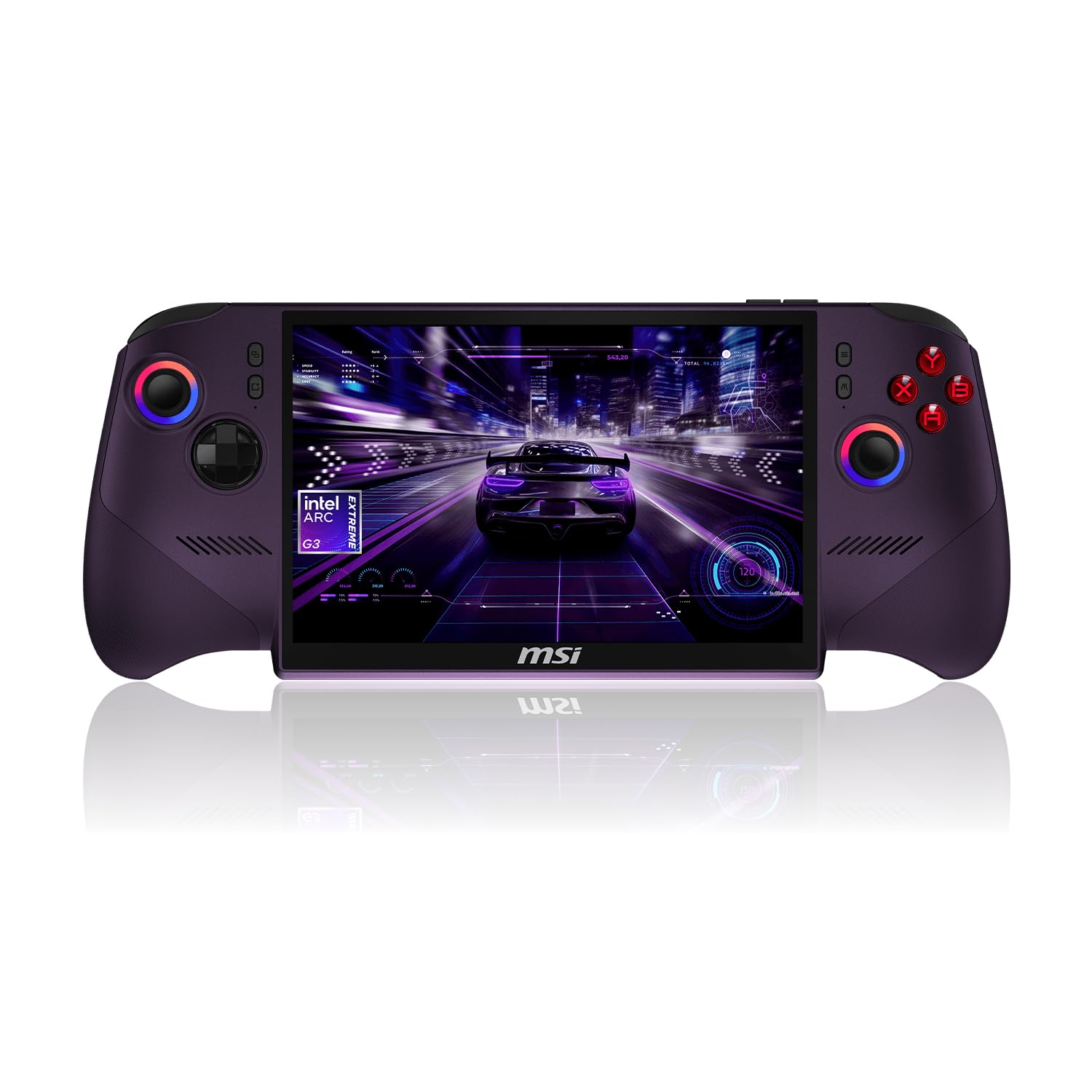 MSI Claw 8 EX AI+ - PC portatile da gioco con processore Intel Arc G3 Extreme, display IPS da 8 pollici a 120 Hz, trigger effetto Hall, Cooler Boost Hyperflow, batteria da 80 Wh per lunghe sessioni