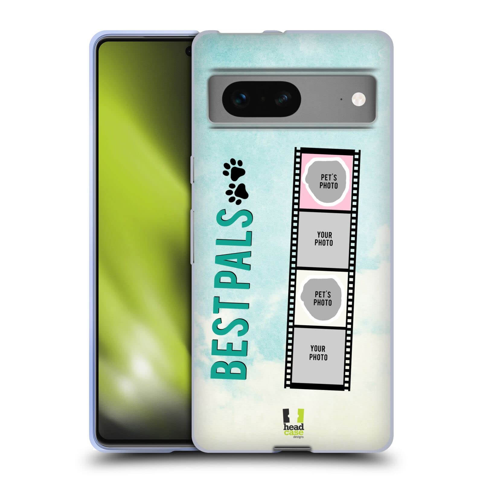 Custom Customized Personalized Custom Pets Best Pals Soft Gel Case Compatible with Google Pixel 7