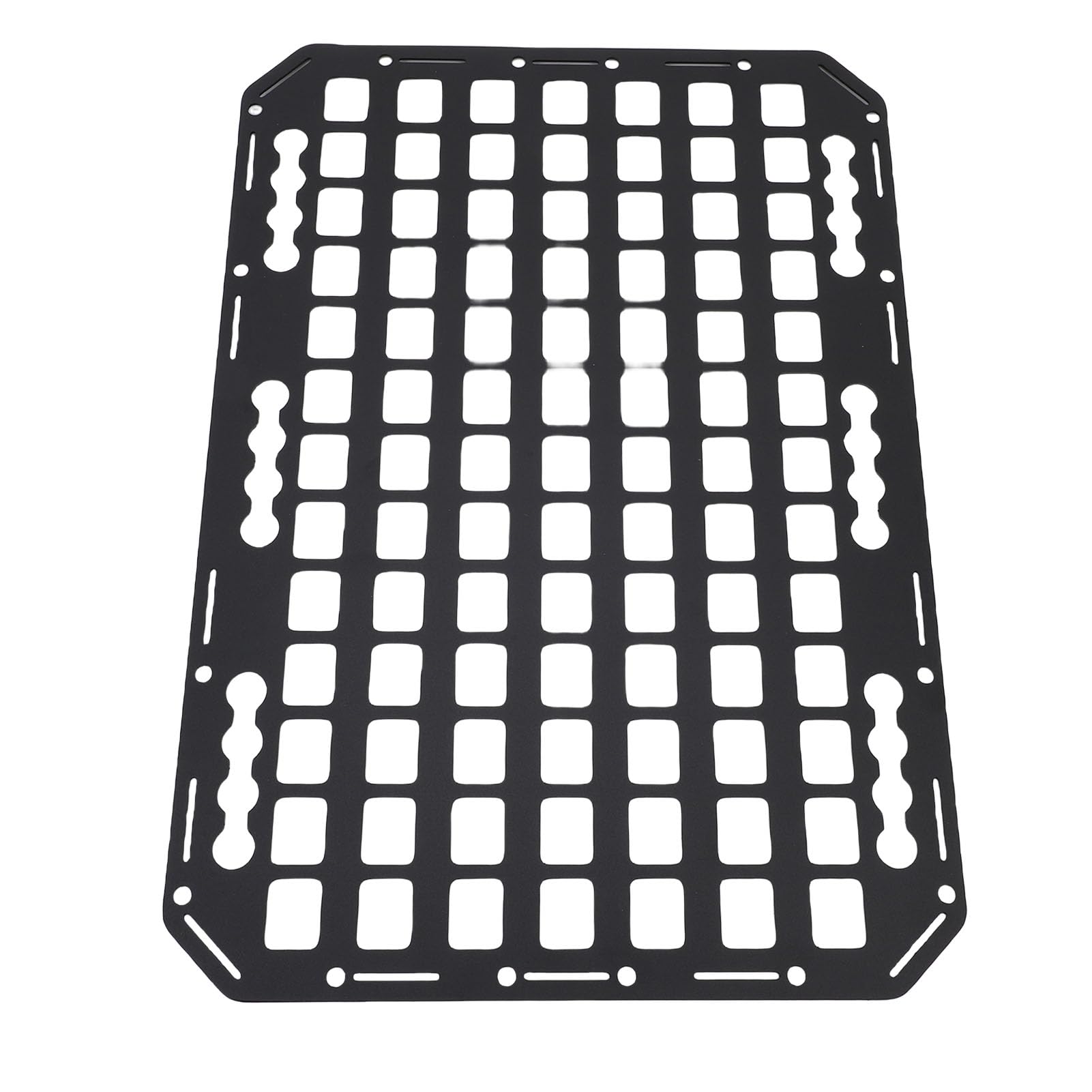Pannello per Pianale di Camion in Alluminio, Pannello per Rack di Stoccaggio Laterale del Veicolo, Organizer per Carico con Scaffale per Scaffali Molle Multifunzionale con Meccanismo di