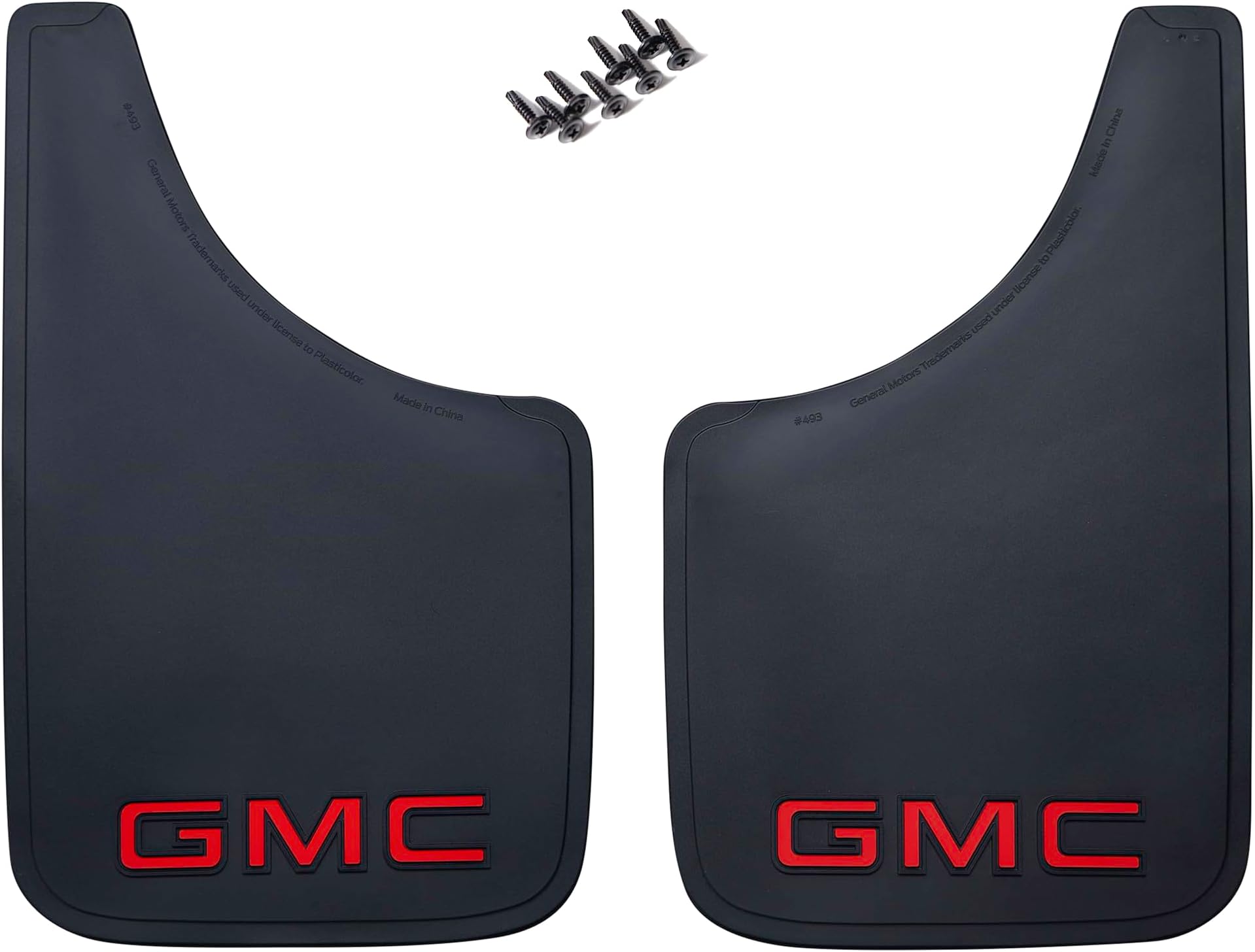 GMC Logo Easy Fit Mud Guard 9" - Set of 2