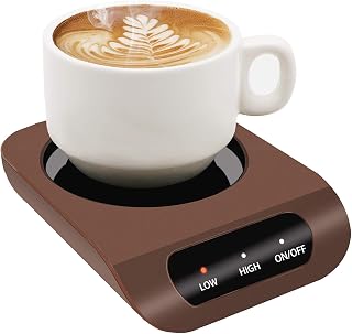Coffee Mug Warmer - Desktop Beverage Warmer - Electric Cup Warmer Tea Water Cocoa Milk for Office Desk and Home Use 110V 35W Best Gift for Coffee Lovers with Automatic Shut Off Function