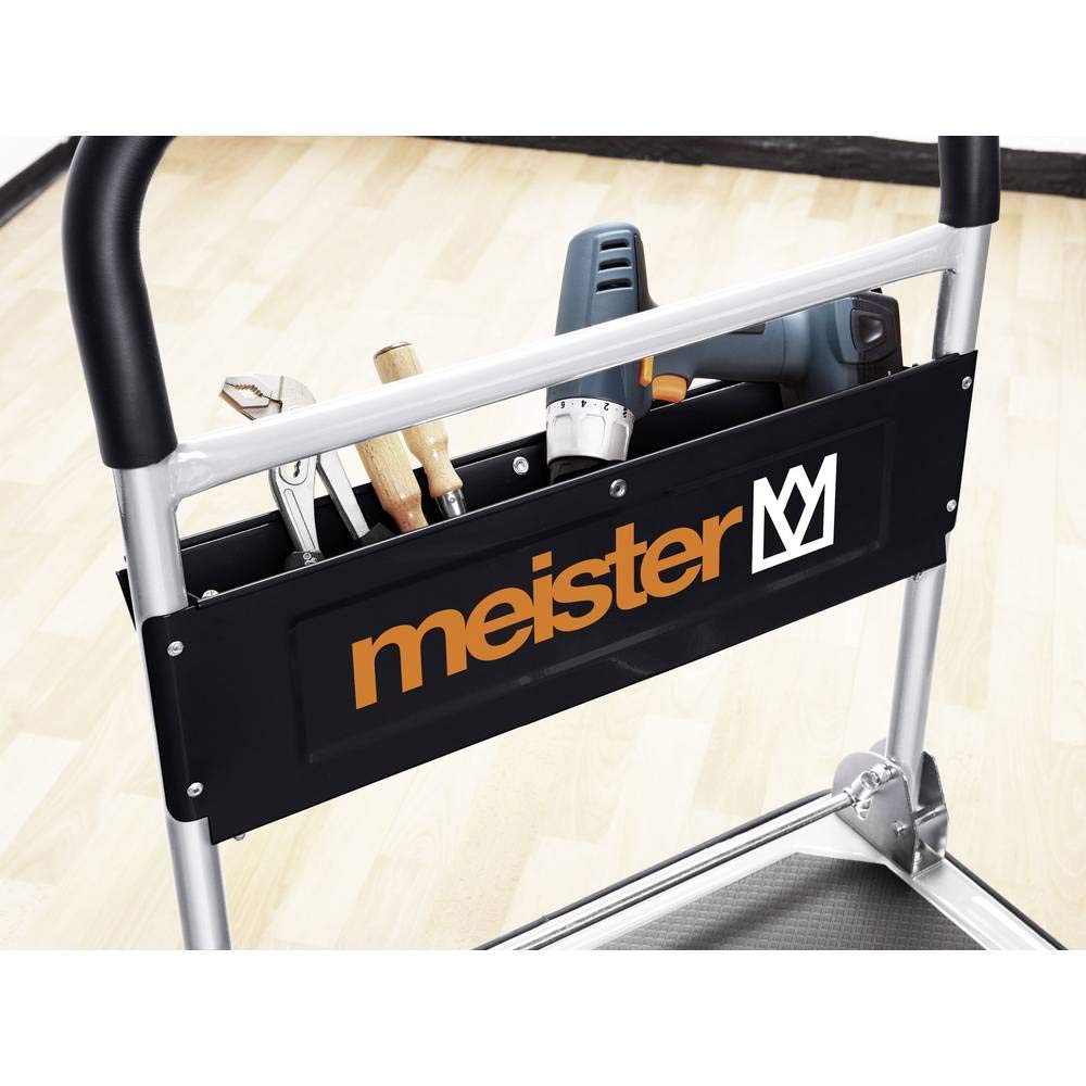 Meister 8985630 Chariot plateforme "cut-off" pliable 300 kg