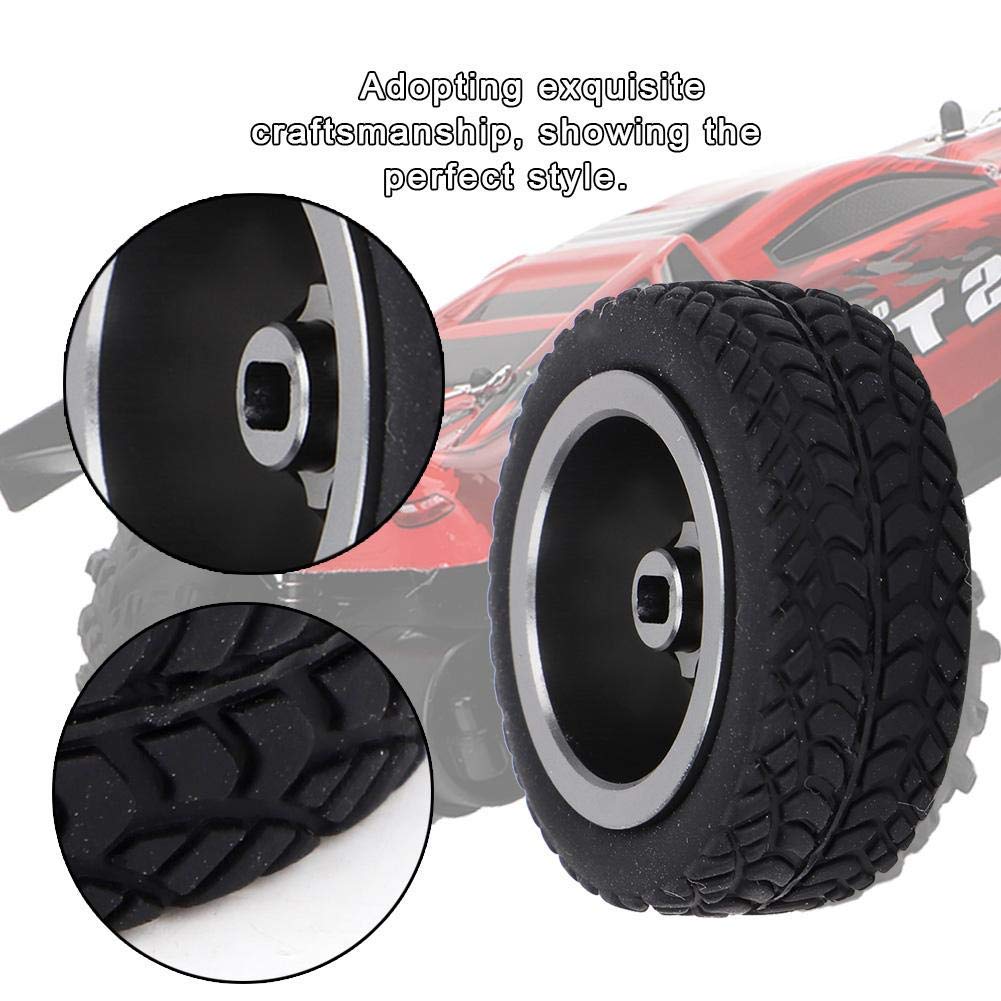 Fdit Pneus en caoutchouc RC Les pneus de roue en plastique en
