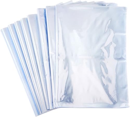 Miniatura 6 de Paquete de 200 bolsas de PVC termoencogibles para regalo, bombas de baño, zapatos, velas, jabón de embalaje (8 x 12 pulgadas)